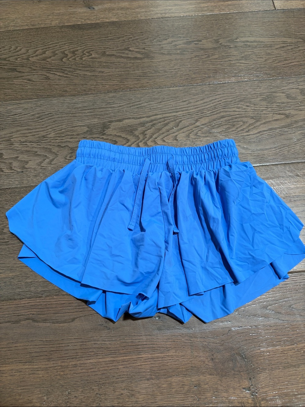 Luzette Women's Blue Athletic Butterfly Shorts